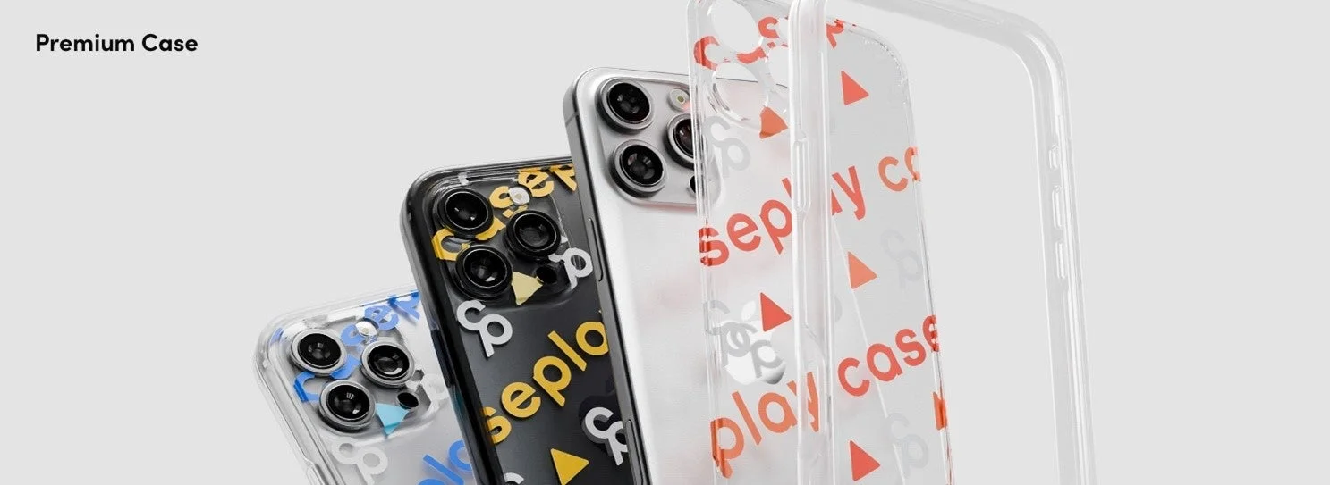 caseplayのスリムプロテクションプレミアムケースとプレミアムスクエアケース
