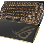 ROG 20周年記念！24K金メッキのゲーミングキーボード「Azoth Extreme Edition 20」とマウス「Harpe II Extreme Edition 20」が登場！正直、これは買いです