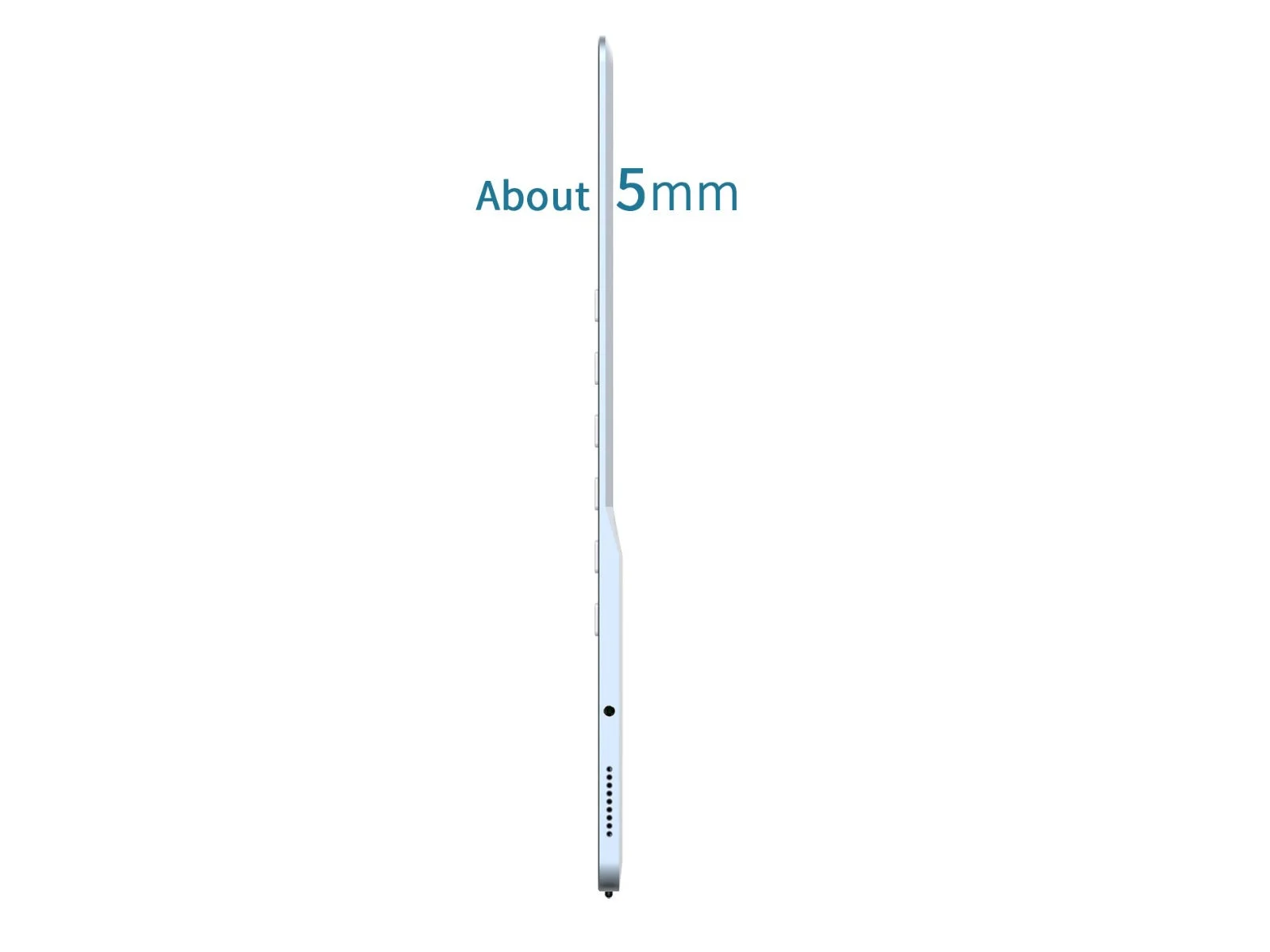 About 5mm