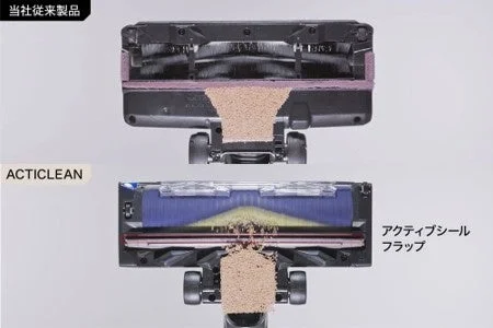 掃除機ヘッドの吸引性能比較