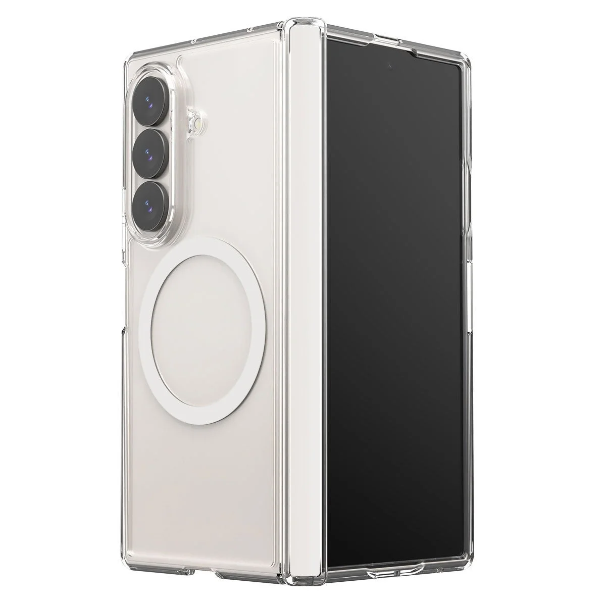 Galaxy Z Fold Ultra8 DUPLE 360 M MagSafe対応クリアケース
