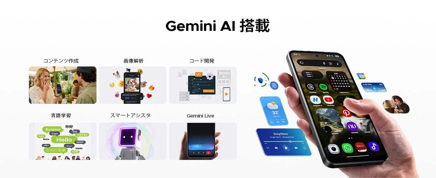 Gemini AI 搭載
