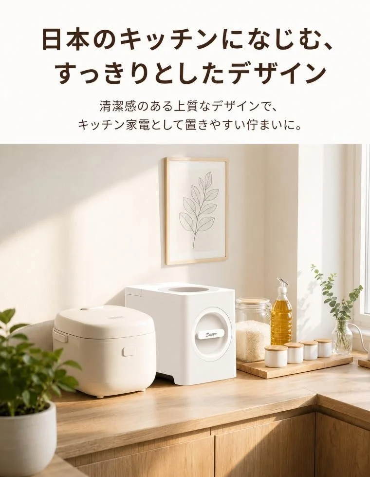 キッチンになじむデザイン