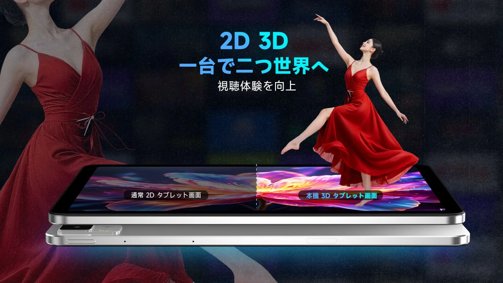 2D/3D一台で二つの世界