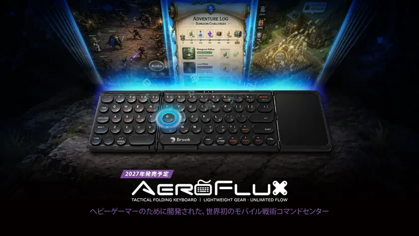 AeroFlux Tactical Folding Keyboard