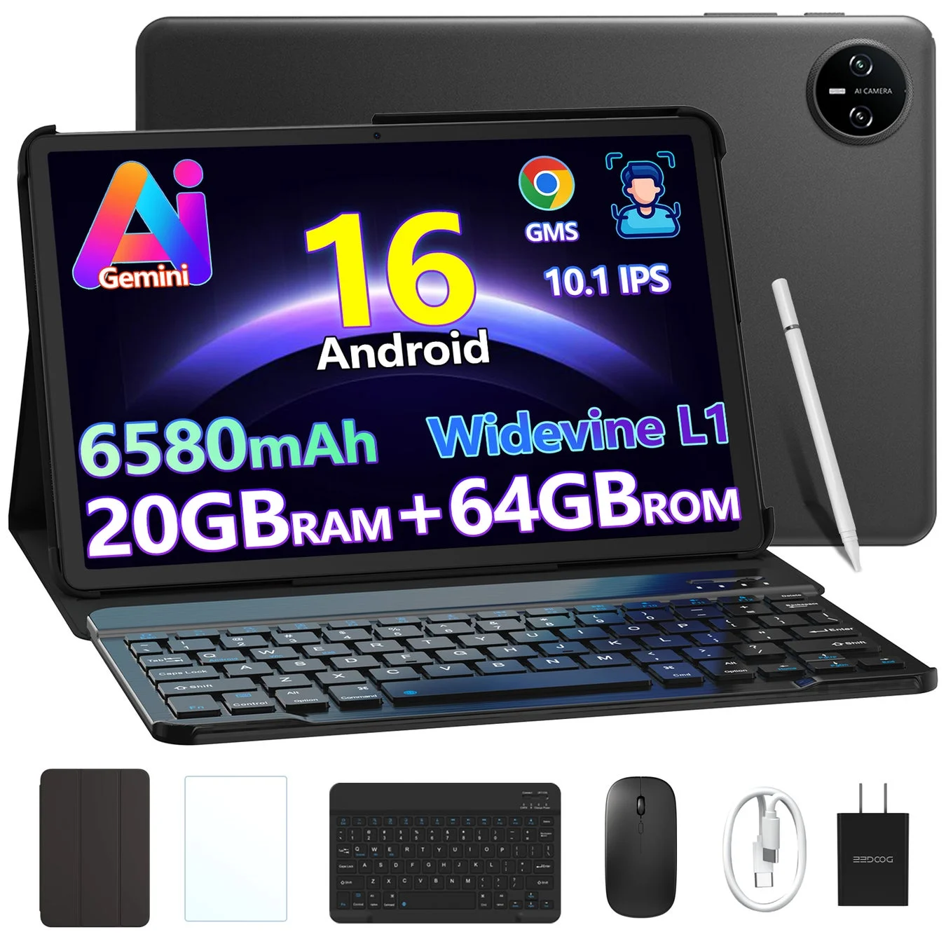 AI Gemini 16 Android GMS 10.1 IPS