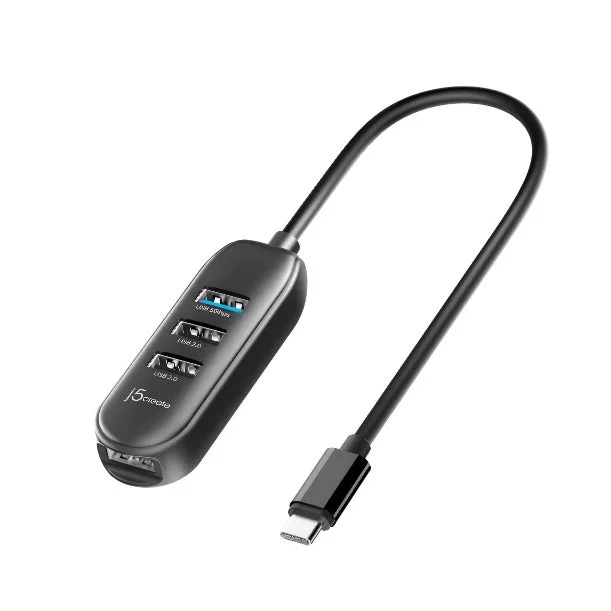 JCH3410 USB-C 4 in 1 4ポートハブ