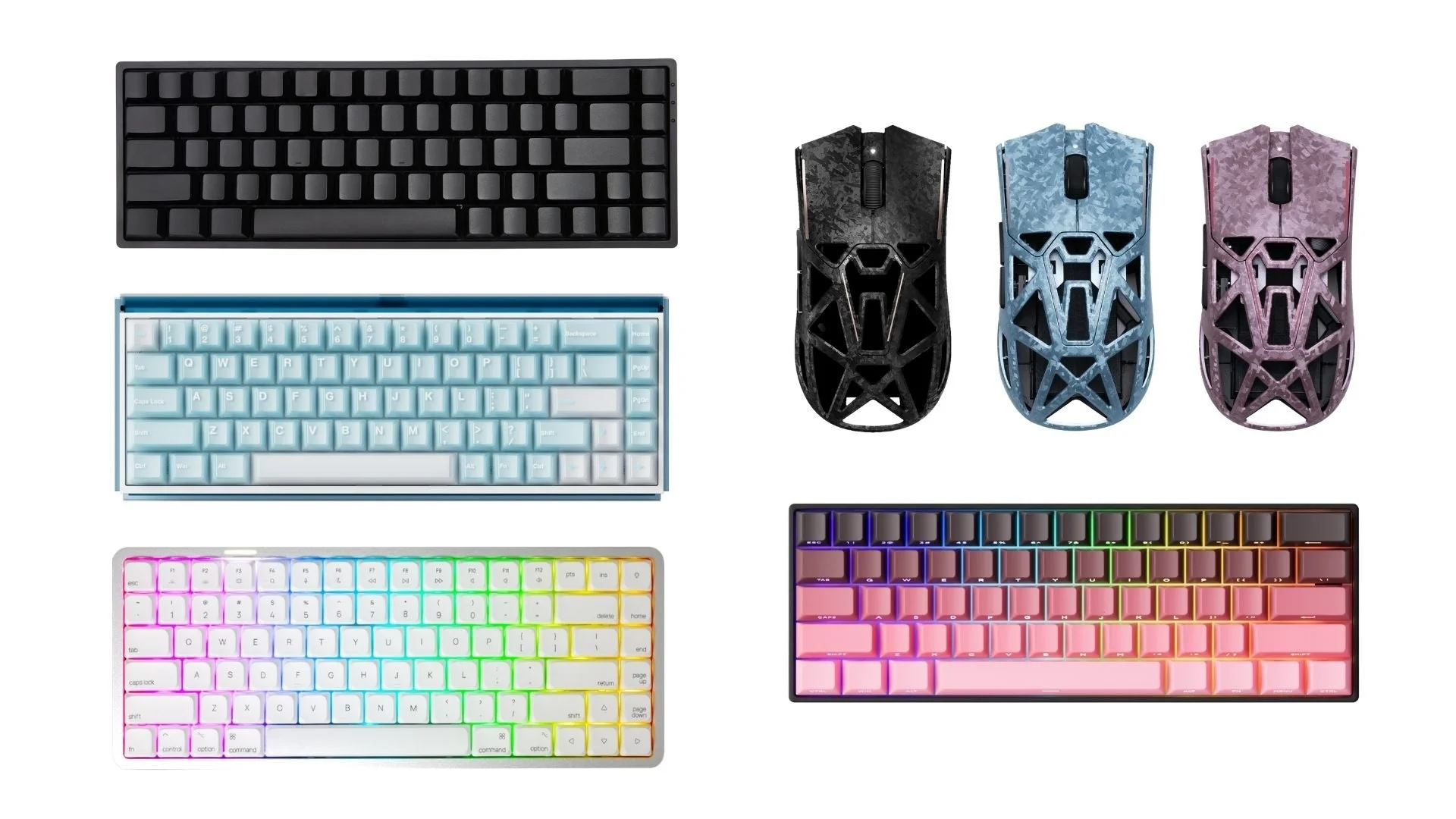 Akkoの多様なキーボード製品