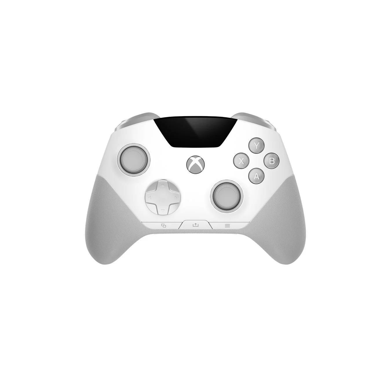白とグレーのXboxワイヤレスコントローラー