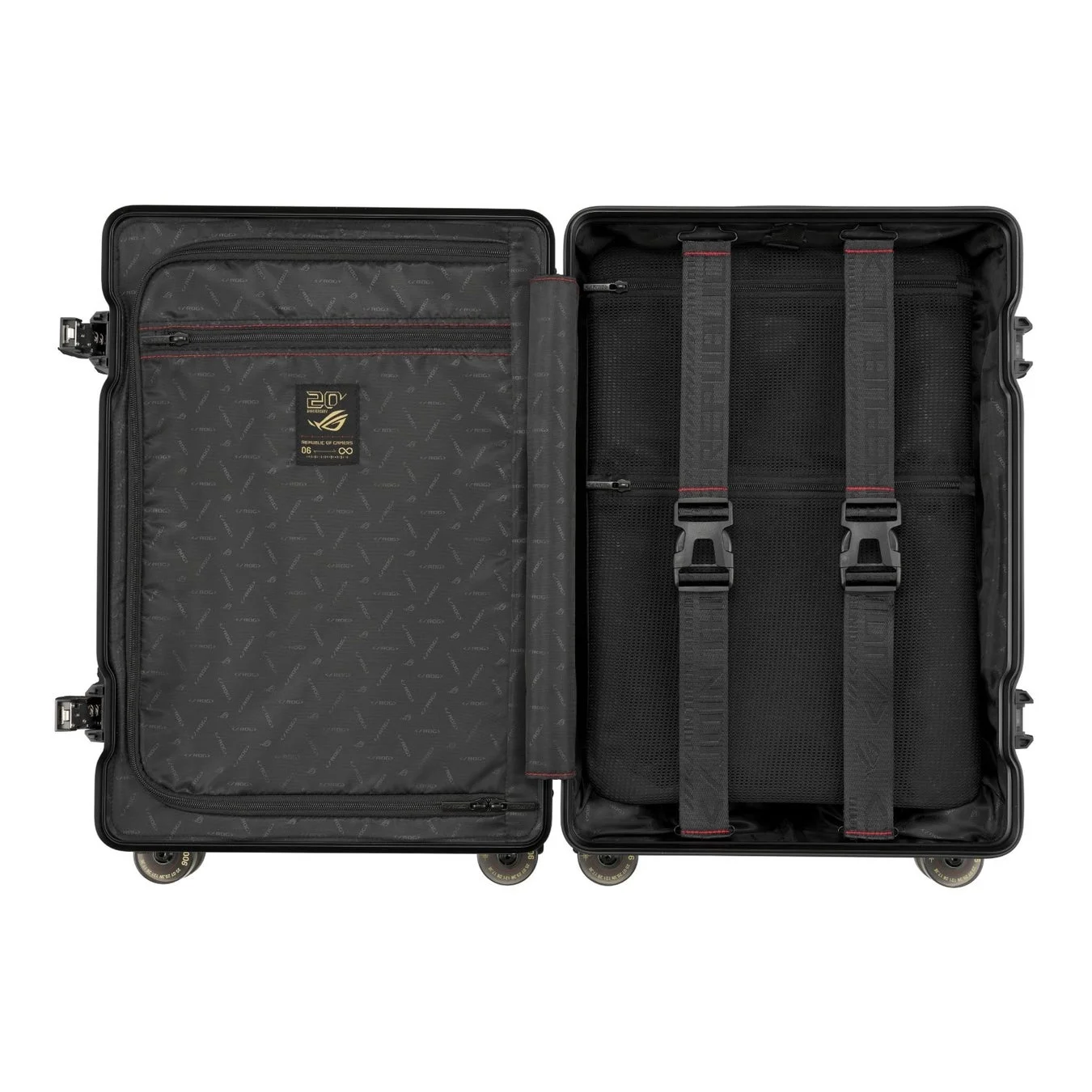 ROG SLASH Hard-Case Luggage Edition 20内部収納