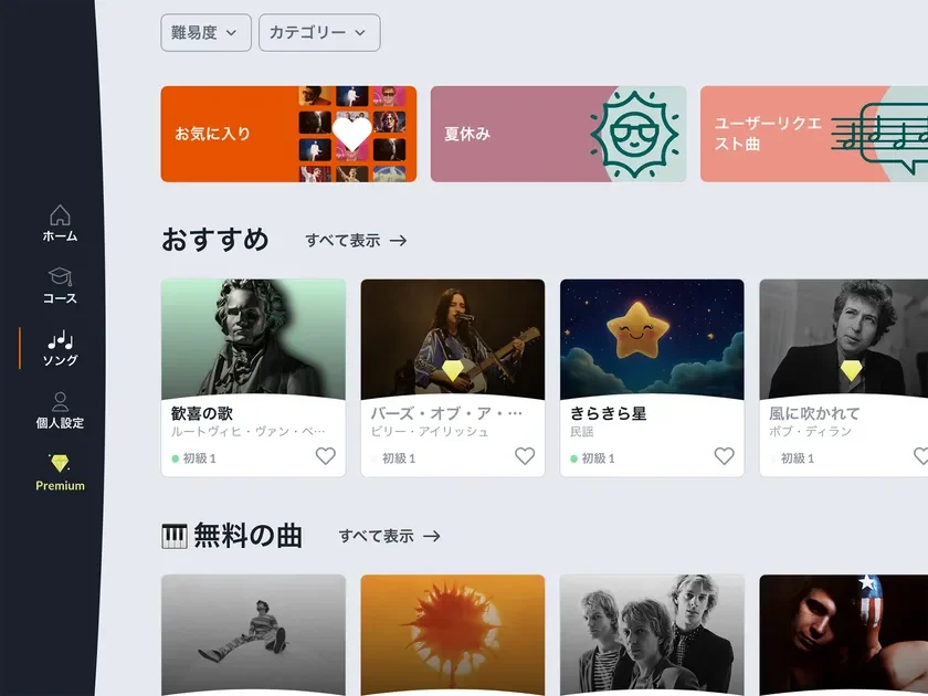 アプリ『Piano Sphere』の画面イメージ