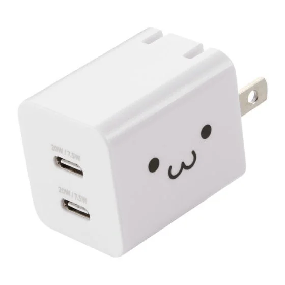 しろちゃんデザインの20W充電器