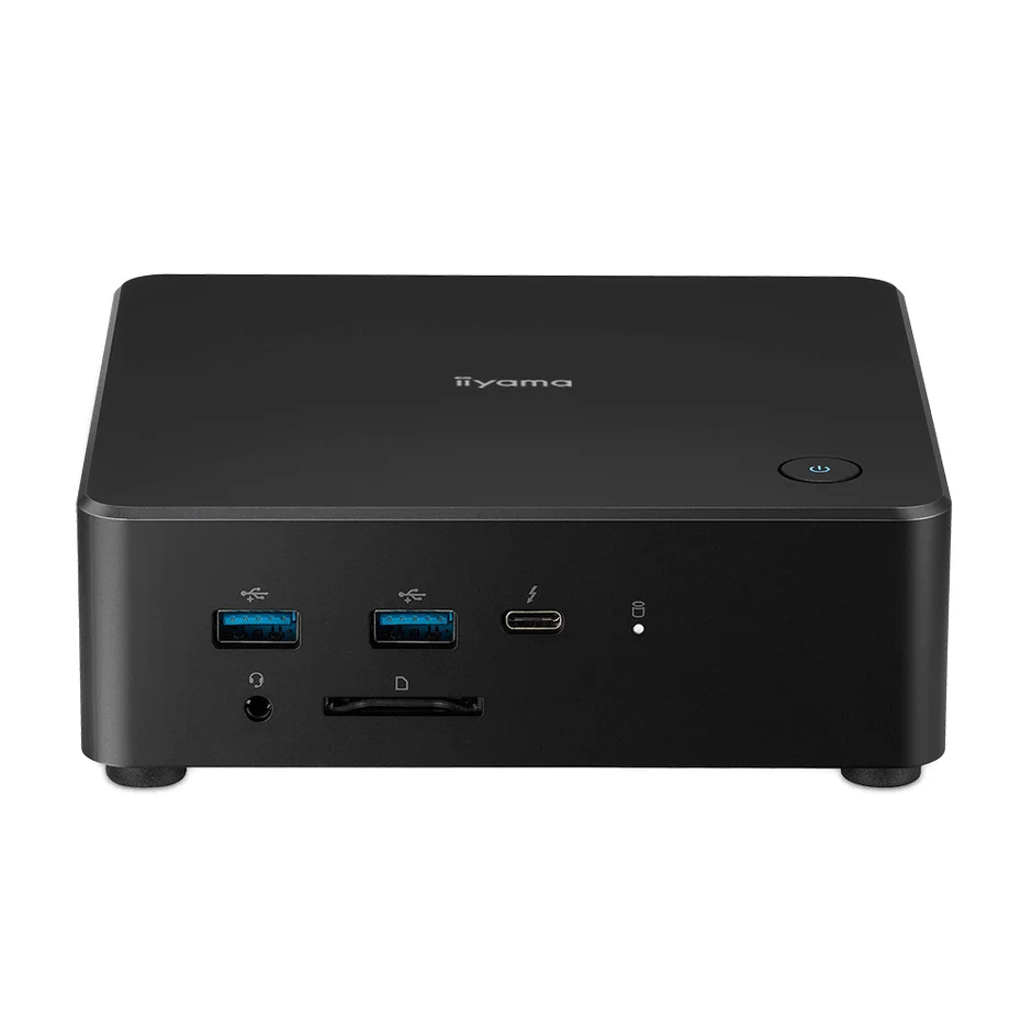 iiyama ミニPC 正面