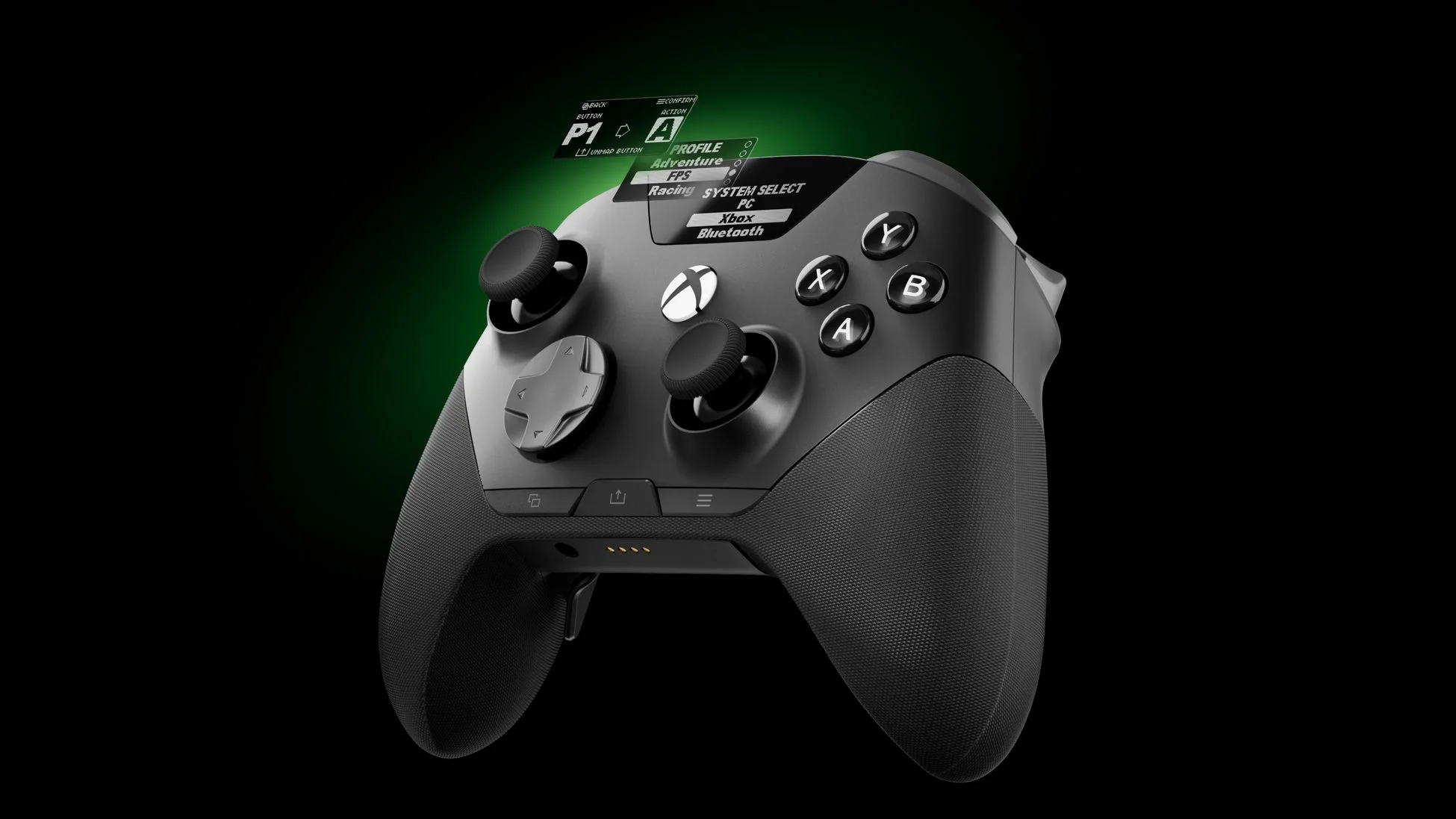 Xbox EliteコントローラーとUI