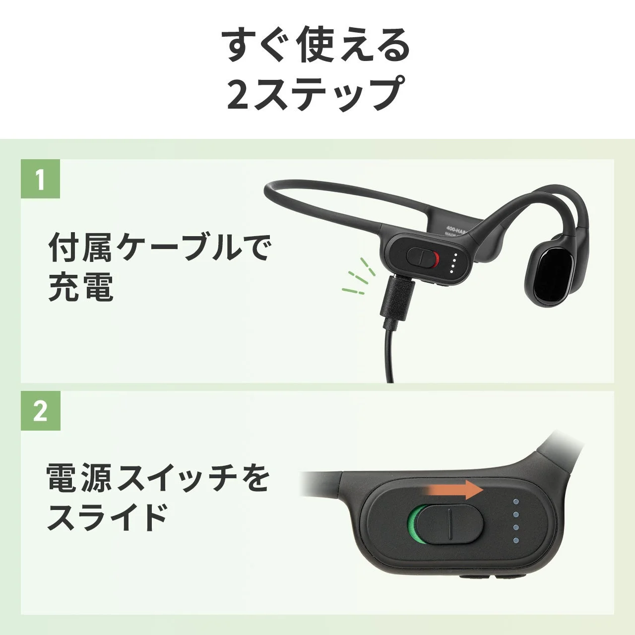 2ステップで使える説明