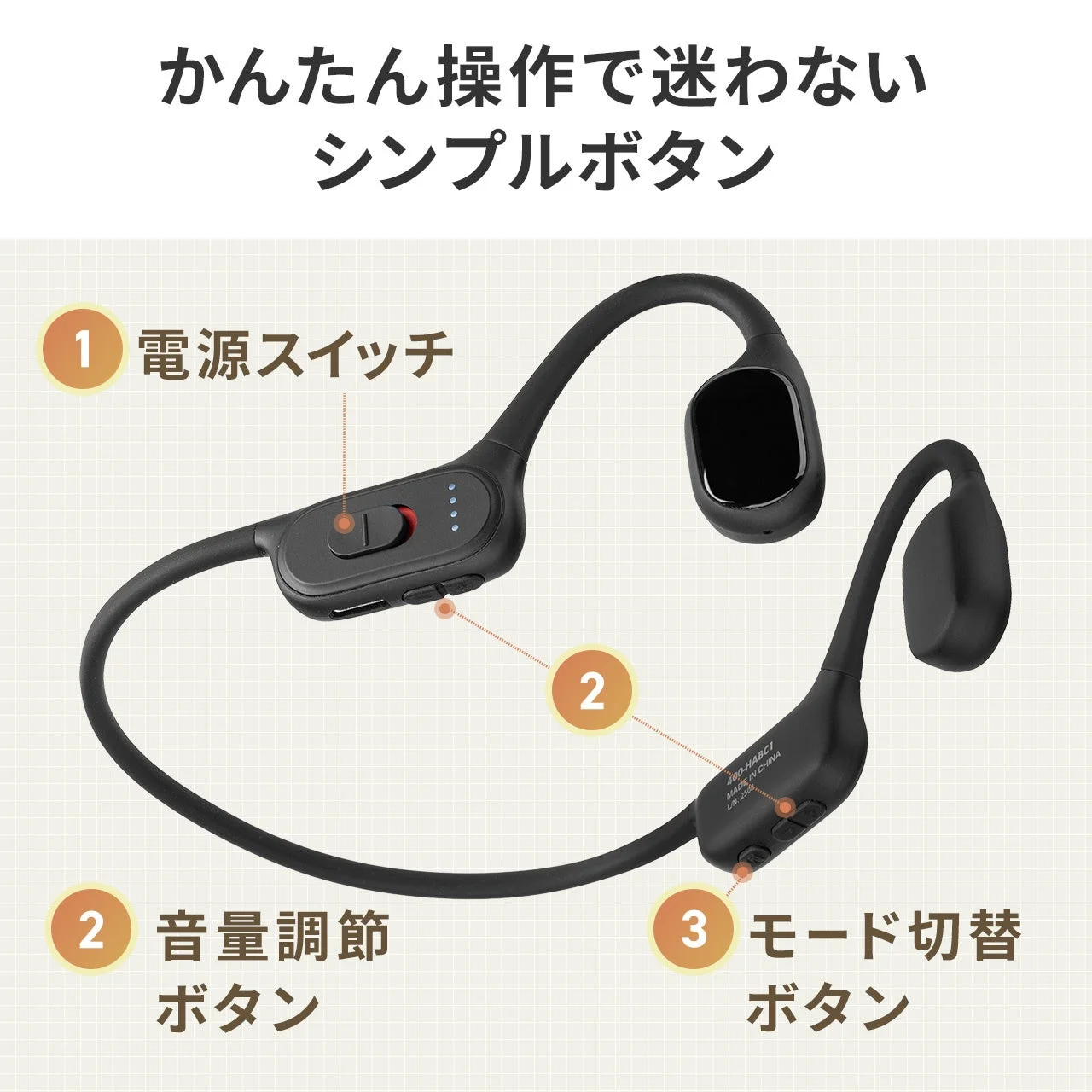 かんたん操作ボタンの説明