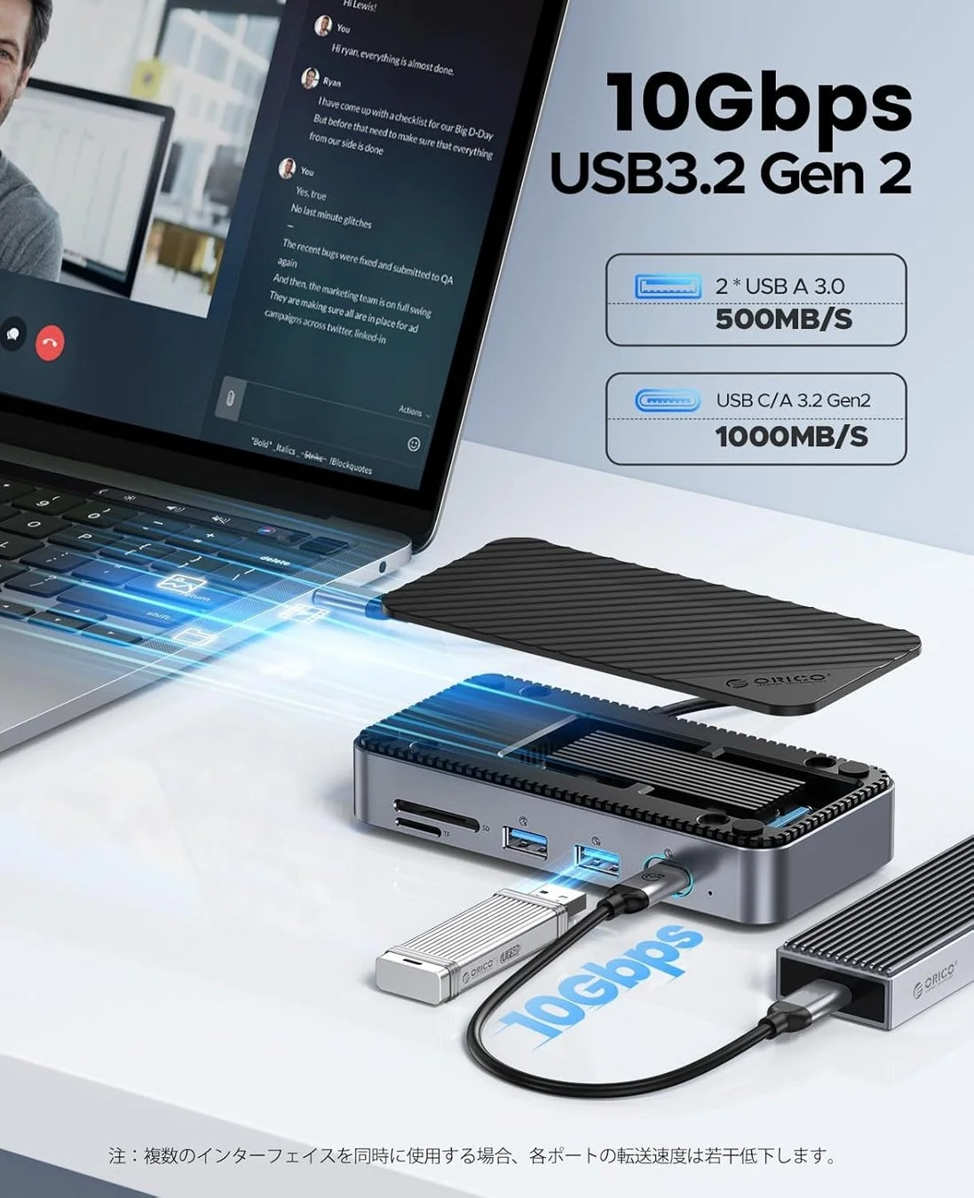 ORICO 10Gbps USB3.2 Gen 2