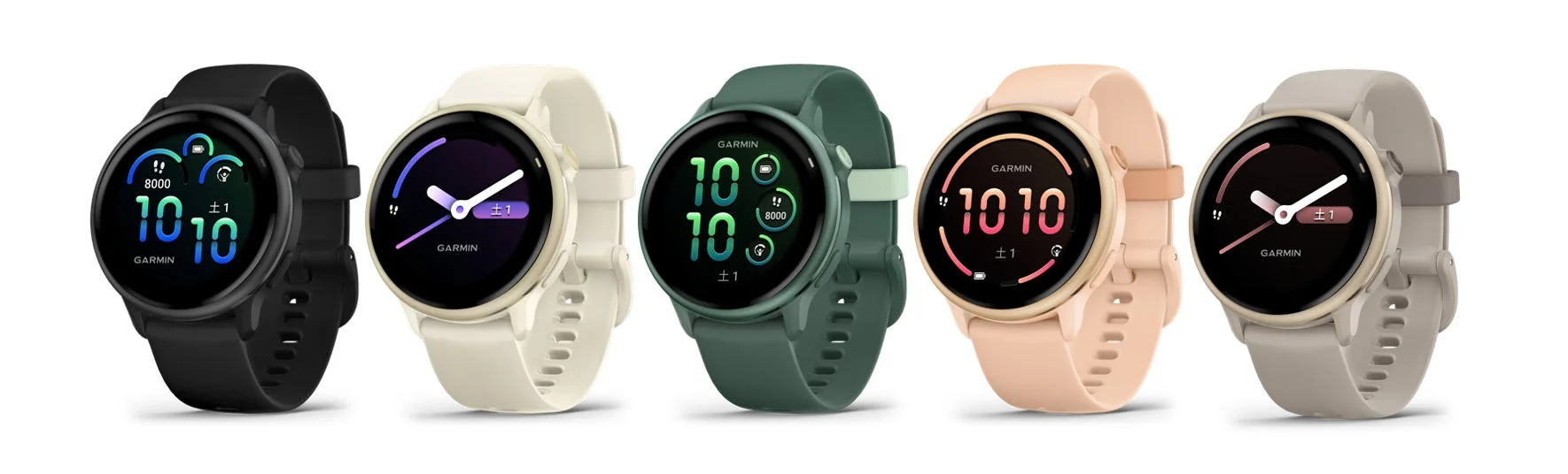 Garminスマートウォッチのカラーラインナップ