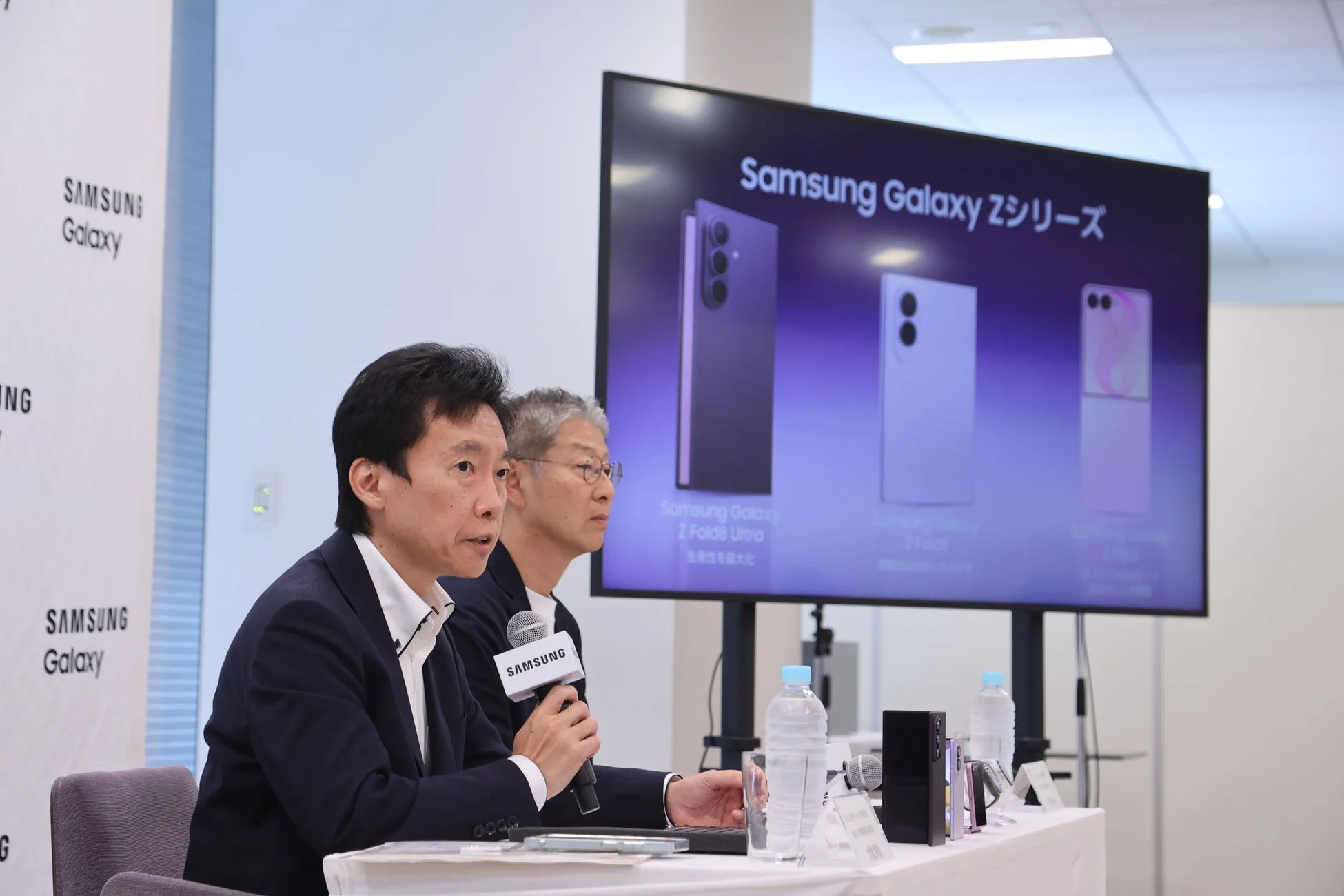 Samsung Galaxy Zシリーズ発表会の様子